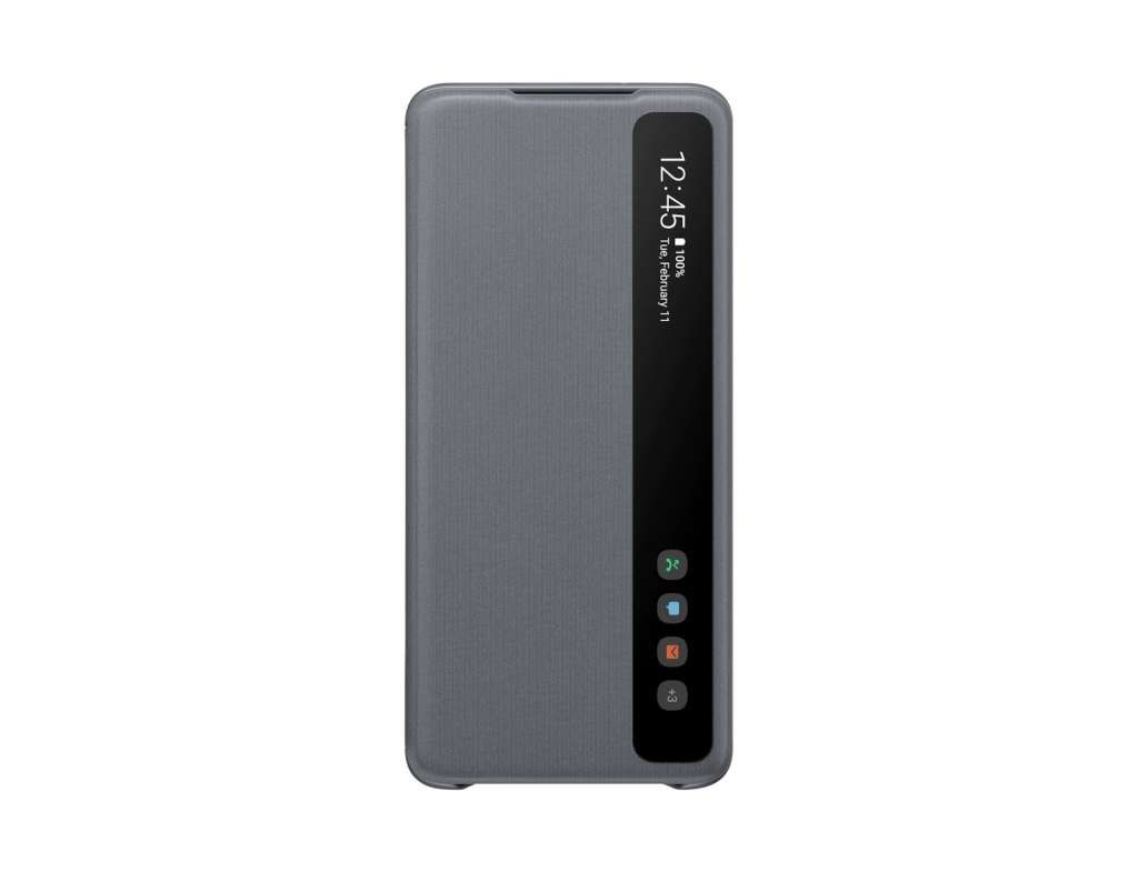 Samsung Clear View Cover "EF-ZG985" für Galaxy S20+, Grau