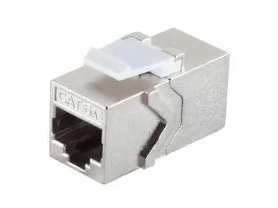 MicroConnect KEYSTONE-12 - Silber - RJ-45 - RJ-45 - Weiblich - Weiblich - Cat6a