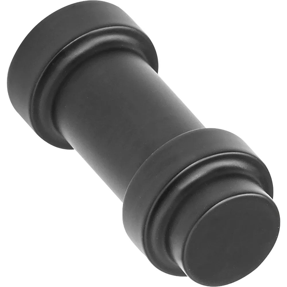 Furnipart Möbelknopf Pillar Ø 11,4, Zinkkdruckguss schwarz matt