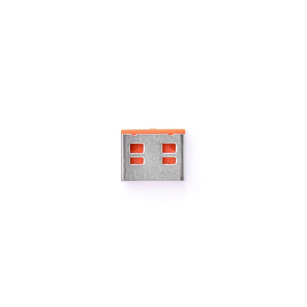Smart Keeper Basic"USB-A Port" Blocker orange 6 Stk.+Key