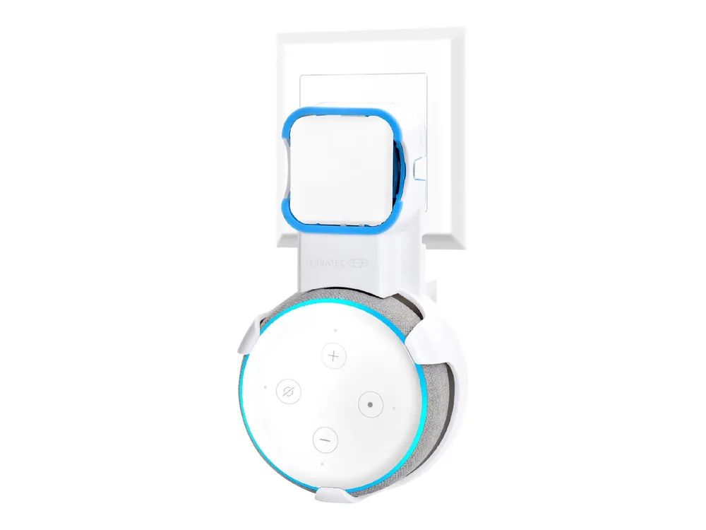 TerraTec Hold Me Echo - Befestigungskit - für Smart Speaker - Wechselstrom-Steckdose - für Amazon Echo Dot (3rd Generation)