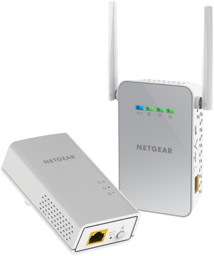 Netgear Powerline PLW1000 - Powerline Adapterkit 1GbE, HomePlug AV (HPAV)
