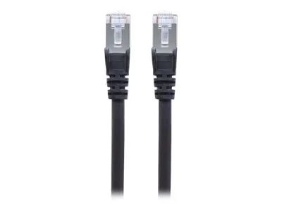 Intellinet Network Patch Cable, Cat6, 10m, Black, Copper, S/FTP, LSOH / LSZH, PVC, RJ45, Gold Plated Contacts, Snagless, Booted, Lifetime Warranty, Polybag - Patch-Kabel - RJ-45 (M)