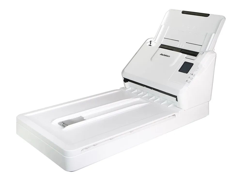 Avision AD340G(F) Series AD340GFN - Dokumentenscanner - CMOS / CIS - Duplex - max. Tastweite: 8.5" - A4/Legal - 1200 dpi x 1200 dpi - bis zu 40 Seiten/Min. (einfarbig)