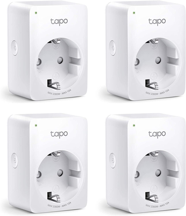 TP-LINK Tapo P100 V1 - Smart-Stecker - kabellos - 802.11b/g/n, Bluetooth 4.2 - 2.4 Ghz (Packung mit 