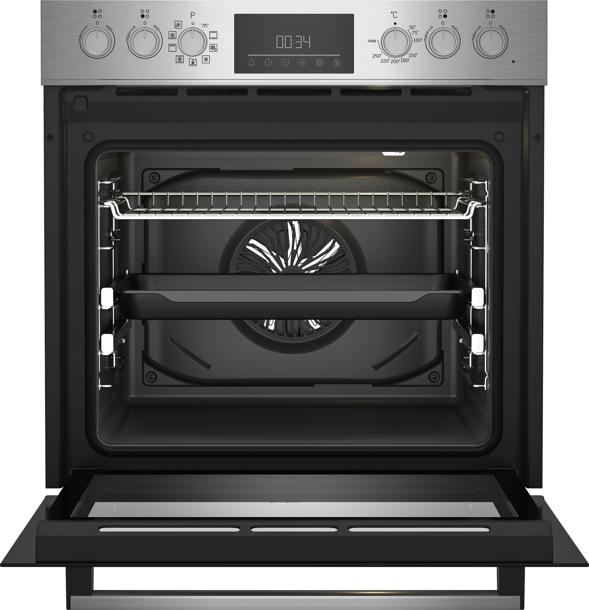 Beko BBUM12341X Backofenset mit Induktionskochfeld