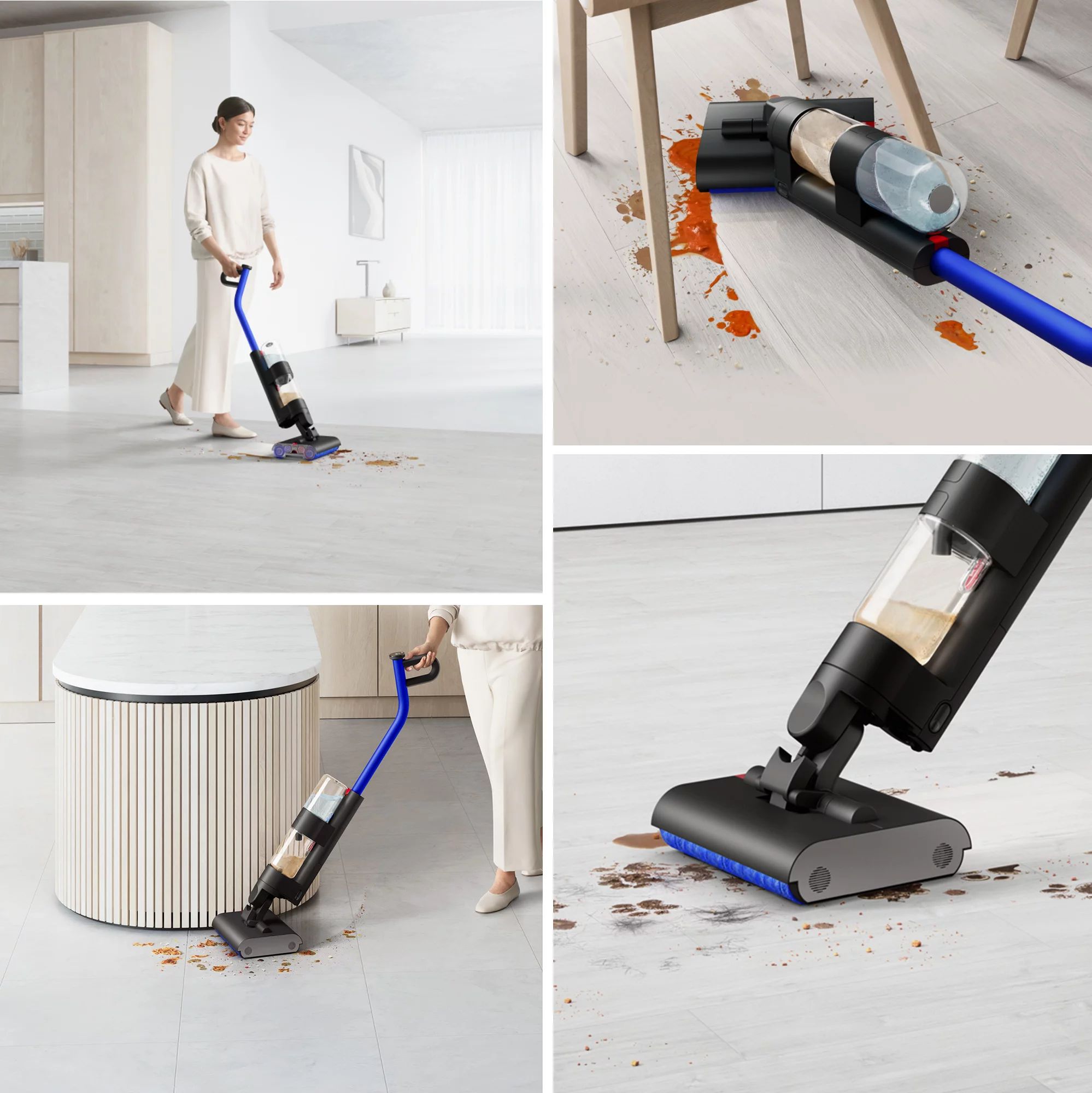 Dyson WashG1, Mattschwarz/Ultramarin