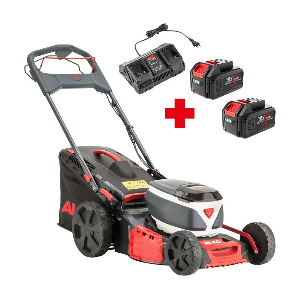 AL-KO 46.6 Li SP Comfort Set (inkl. 2 Akkus 5,0Ah/2,5Ah und Doppelladegerät C300.6 Li)