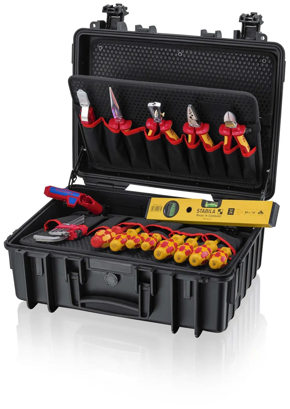 KNIPEX Werkzeugkoffer „Robust23 Start" Elektro 24-teilig