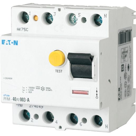Eaton FI-SCHALTER PULSSTROMSESITIV / EATON PFIM-63/4/003-A-MW 235443