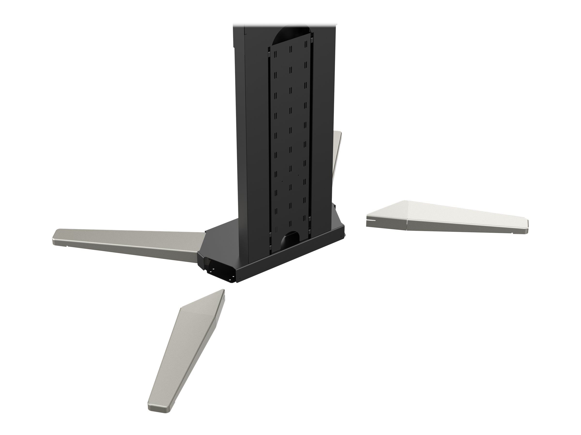 Vision Wagen - motorisiert - für Flachbildschirm - Trolley - Stahl - mattschwarz - Bildschirmgröße: 119.4-228.6 cm (47"-90")