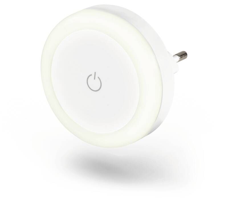Hama LED-Nachtlicht "Touch Switch" für Steckdose, Berührungstaster, warmes Licht
