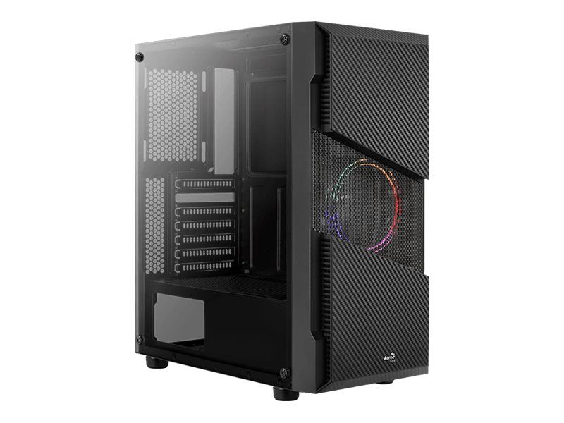 AEROCOOL ADVANCED TECHNOLOGIES AeroCool Menace Saturn FRGB v1 - Tempered Glass Edition - Tower - ATX - Seitenteil mit Fenster (gehärtetes Glas)