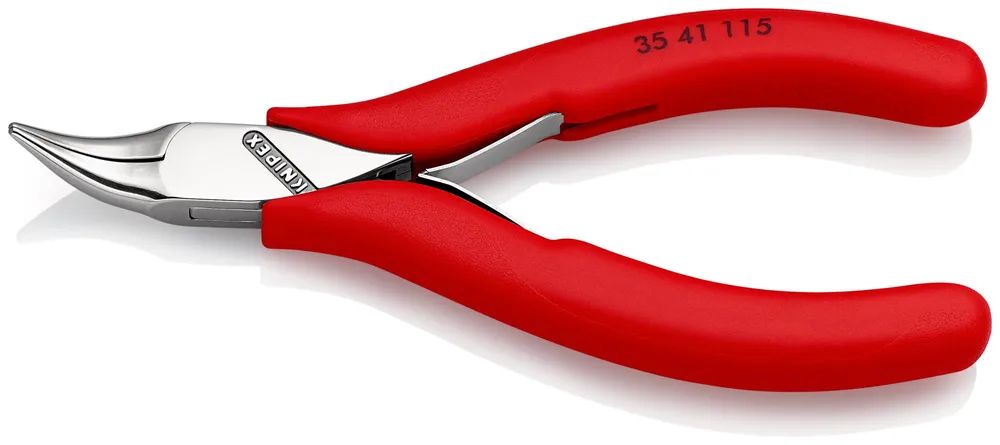 KNIPEX Elektronik-Greifzange mit durchgestecktem Gelenk tauchisoliert 115 mm