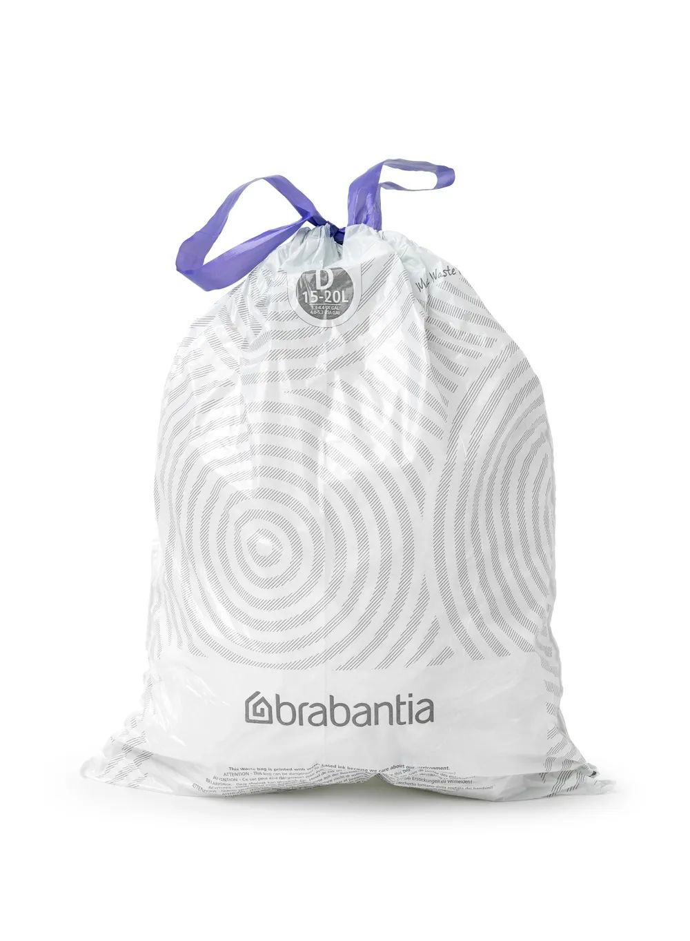 Brabantia PerfectFit Müllbeutel D, 15L - White