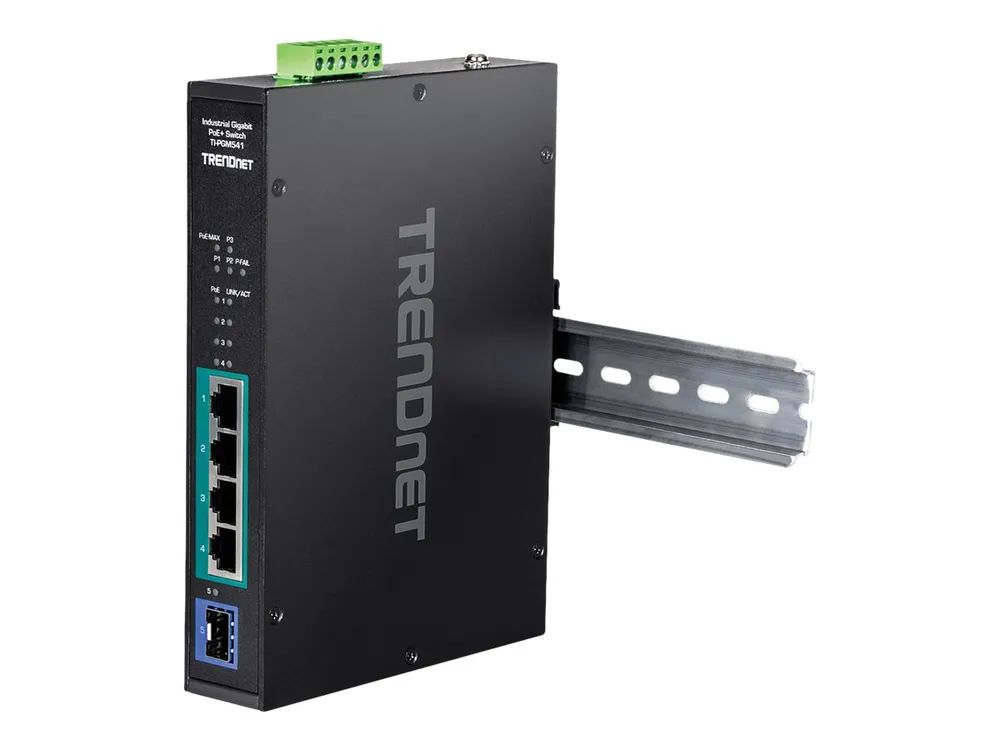 TRENDnet TI-PGM541 - Switch - -20 °C - 65 °C (-4 °F - 149 °F)