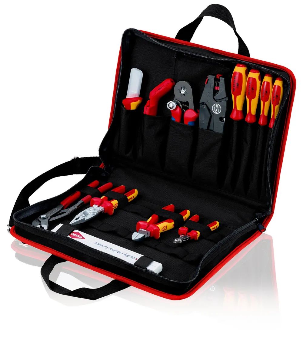 KNIPEX Werkzeugtasche "Kompakt" Elektro 14-teilig 290 mm