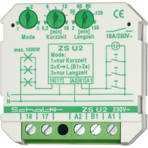 Schalk LICHTZ.-IMPULSSCH. 230V 1S 16A / SCHALK ZS U2 ZSU209 ZSU209