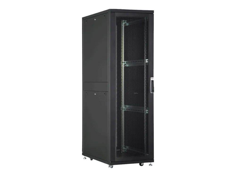 DIGITUS Professional Unique DN-19 SRV-36U-B-1 - Schrank Netzwerkschrank - Schwarz, RAL 9005 - 36U - 48.3 cm (19")