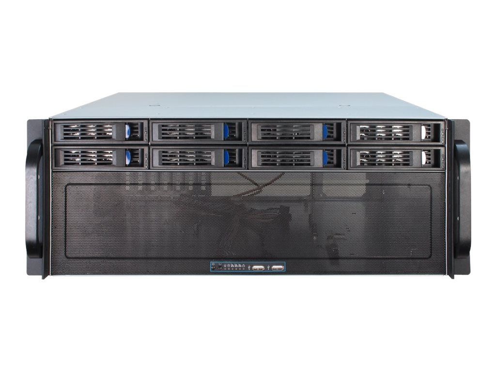 Inter-Tech IPC 4U-4408 - Rack-Montage - 4U - E-ATX / SSI EEB - keine Spannungsversorgung (ATX)