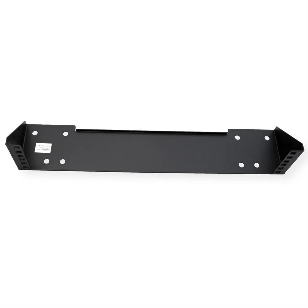 VALUE 19-Zoll-Wand-/Untertischhalterung, 2 HE, schwarz