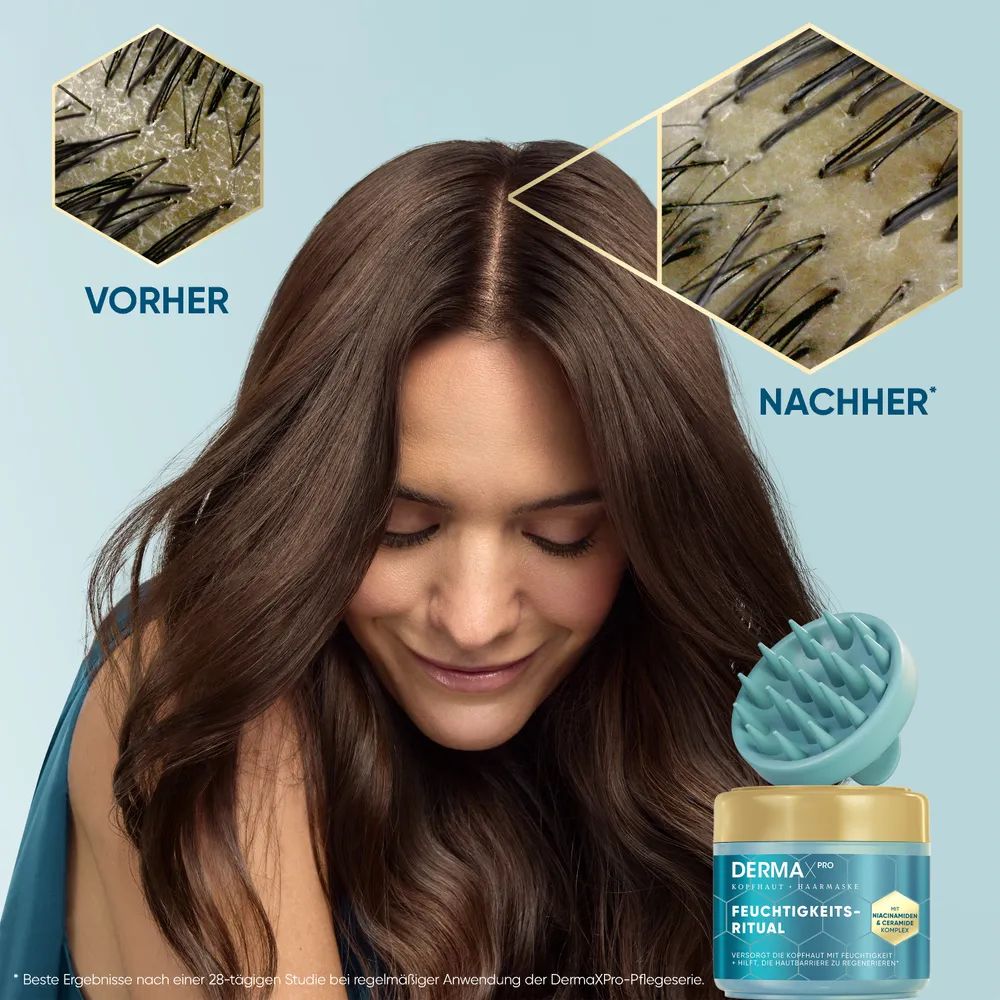Head & Shoulders Derma X Pro Kopfhautmaske Feuchtigkeitspflege + Kopfhautmassager