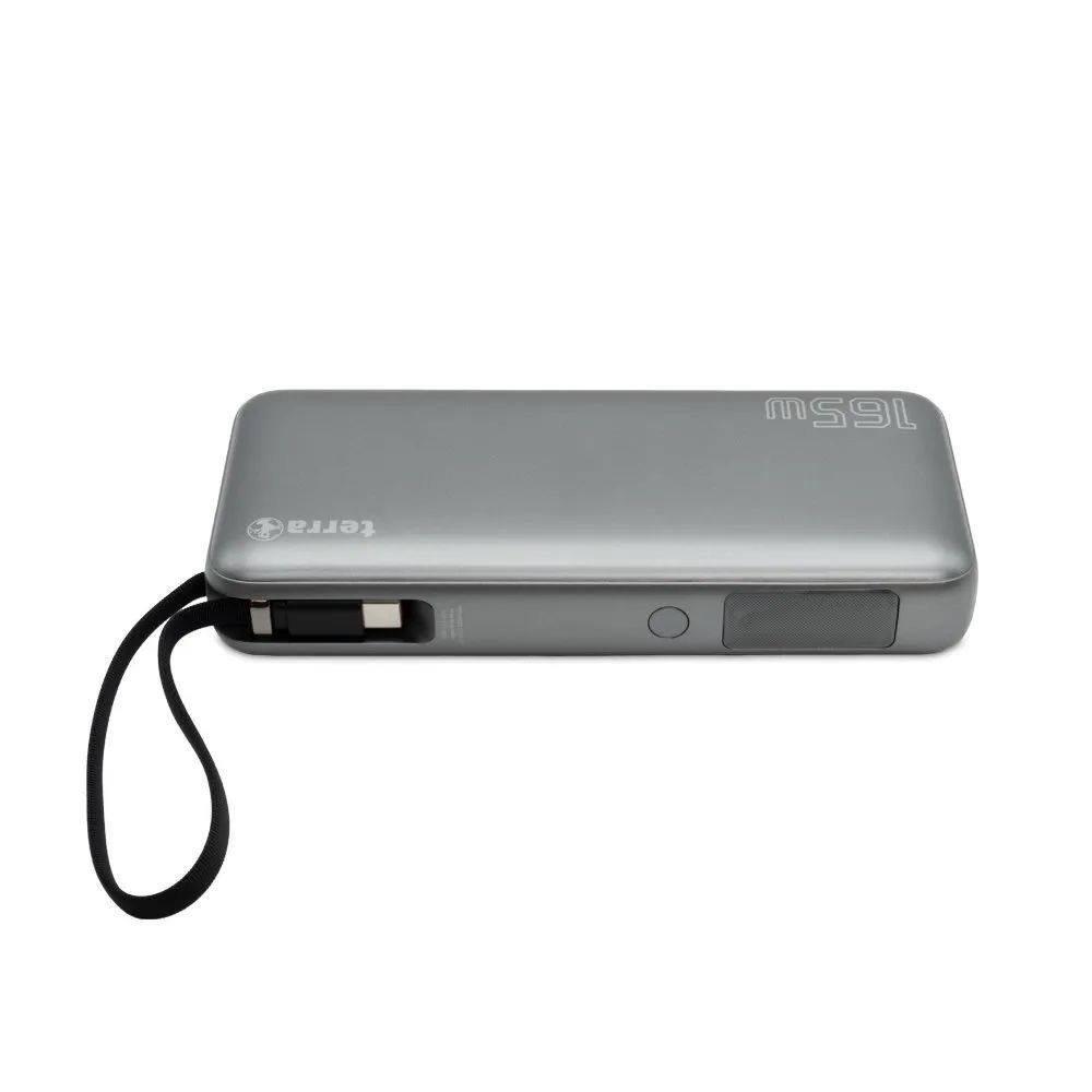 TERRA Powerbank - 20.000mAh tragbares Ladegerät - USB Typ C - USB Typ C