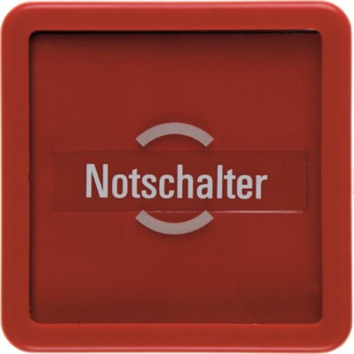 Berker FR-WIPPE+ZENTRALSCH.F.NOTSCH. / BERKER 1295 ROT 1295