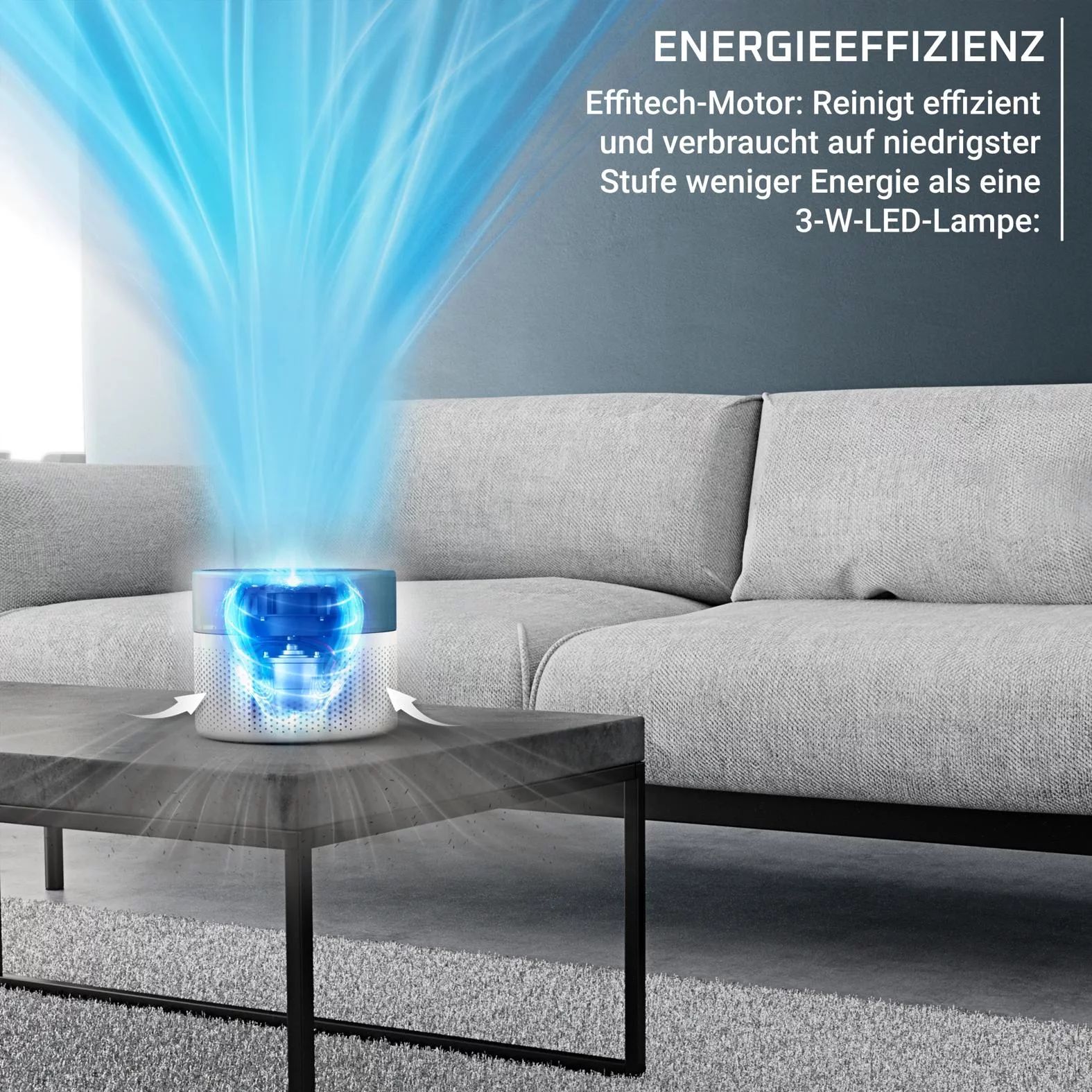Rowenta PU1520 Luftreiniger Pure Air Mini HEPA Allergy+ Filterung - ALTITUDE