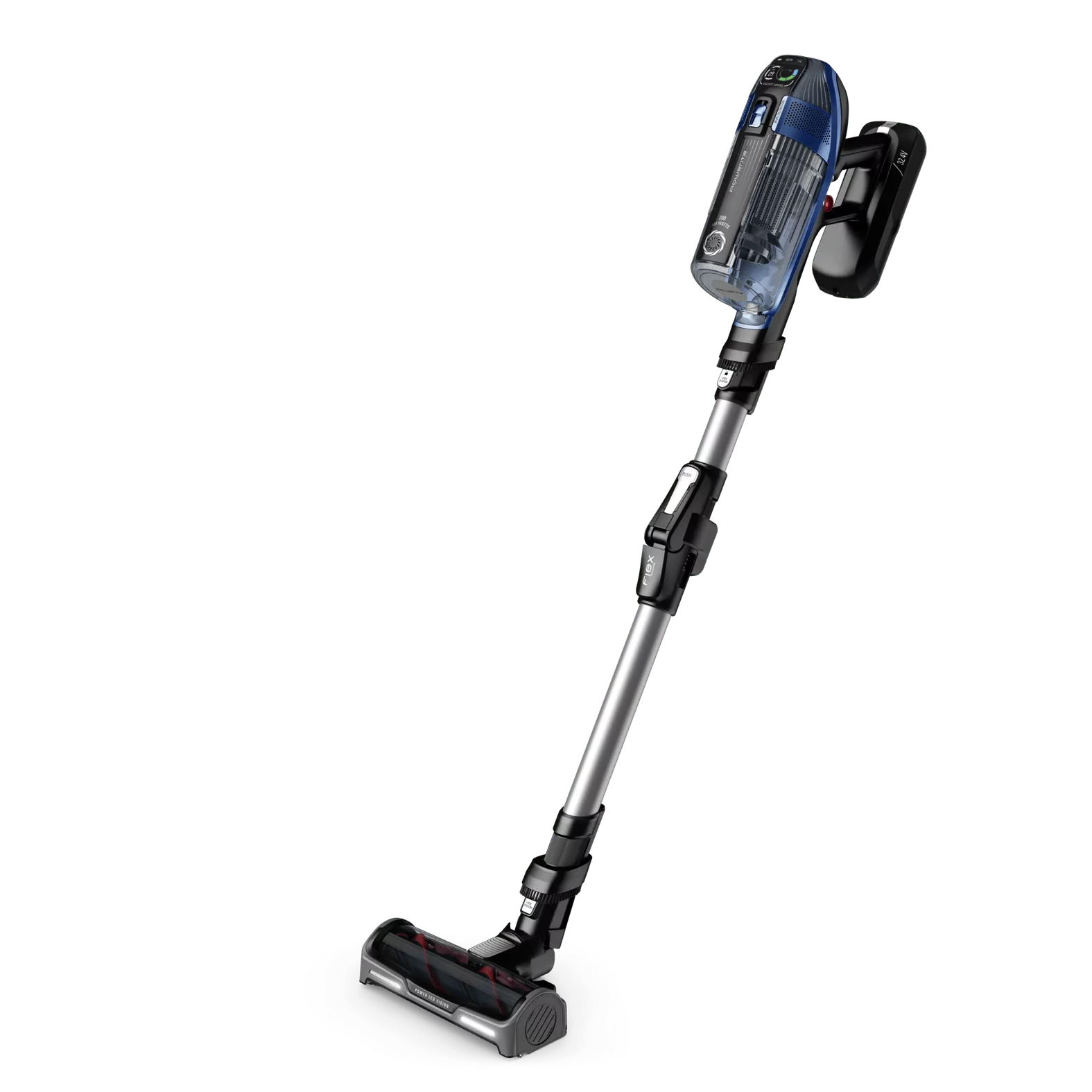 Rowenta RH99C3 Akku-Staubsauger X-Force Flex 14.60 Aqua Docking - Blau/Aluminium