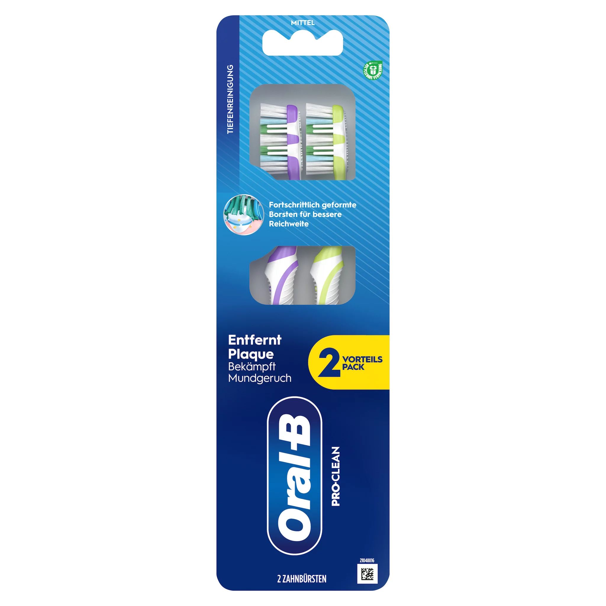 Oral-B Pro-Clean 40 Medium 2ct