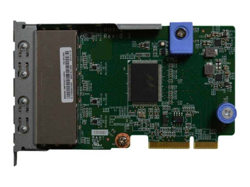 Lenovo ThinkSystem - Netzwerkadapter - LAN-on-motherboard (LOM) Gigabit Ethernet x 4