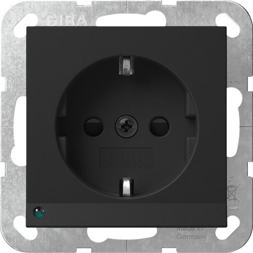Gira SCHUKO LED-LEUCHTE + SH SW M / GIRA 4170005 SYSTEM 55 4170005