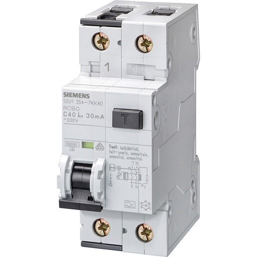 Siemens FI/LS A, 30MA 1+N-P C16 10KA G / SIEMEN 5SU1354-7LB16