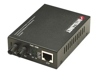 Intellinet Fast Ethernet Media Converter, 10/100Base-Tx to 100Base-Fx (ST)
