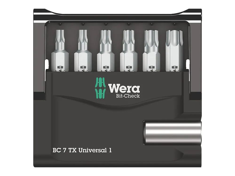 Wera Bit-Check 7 TX Universal 1 - Schraubendreher-Bitsatz