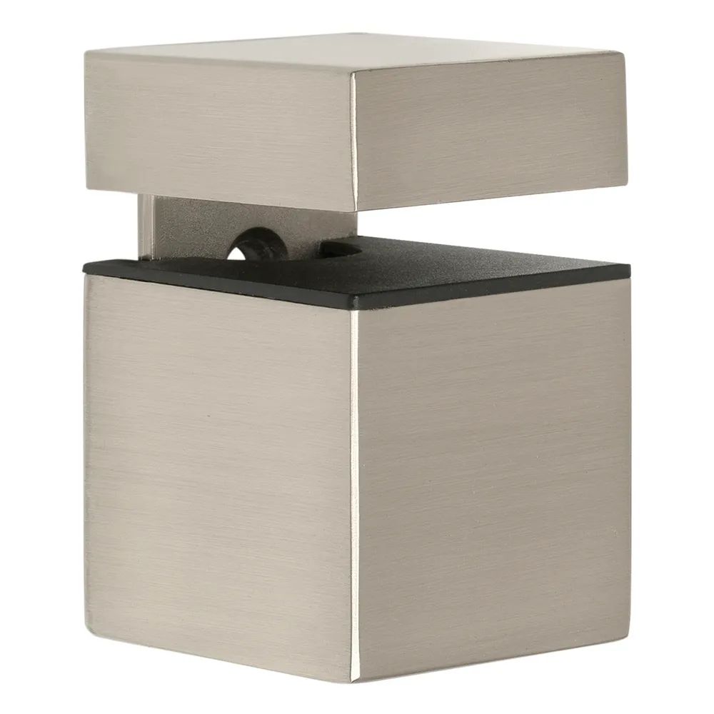 Confurn Export GmbH CONFURN Tablarklemmträger Jonas, Materialstärke 4-17 mm, Zamak edelstahlfarbig