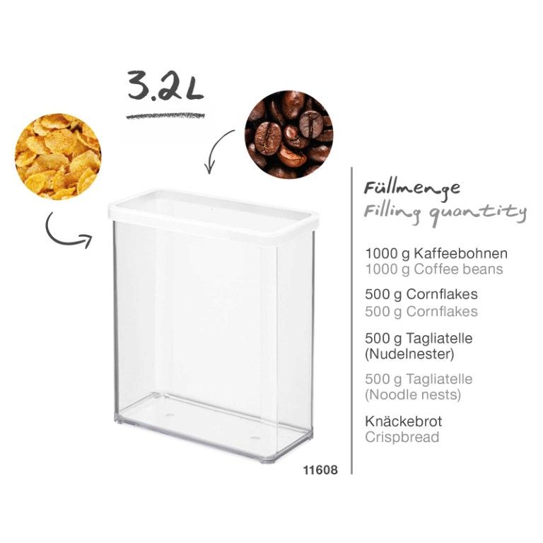 Rotho Premium Dose rechteckig 3.2 l  LOFT