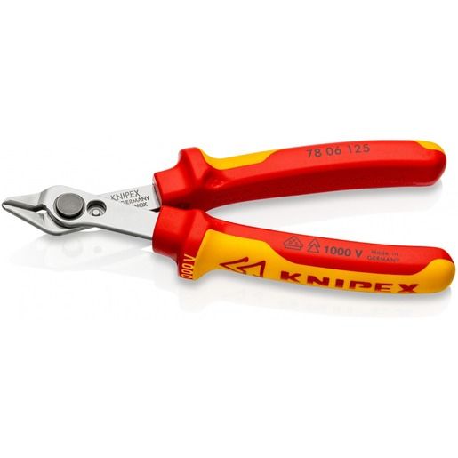 Knipex SUPER KNIPS VDE 2-K 125 MM / KNIPEX SEITENSCHNEIDER 78 06 125