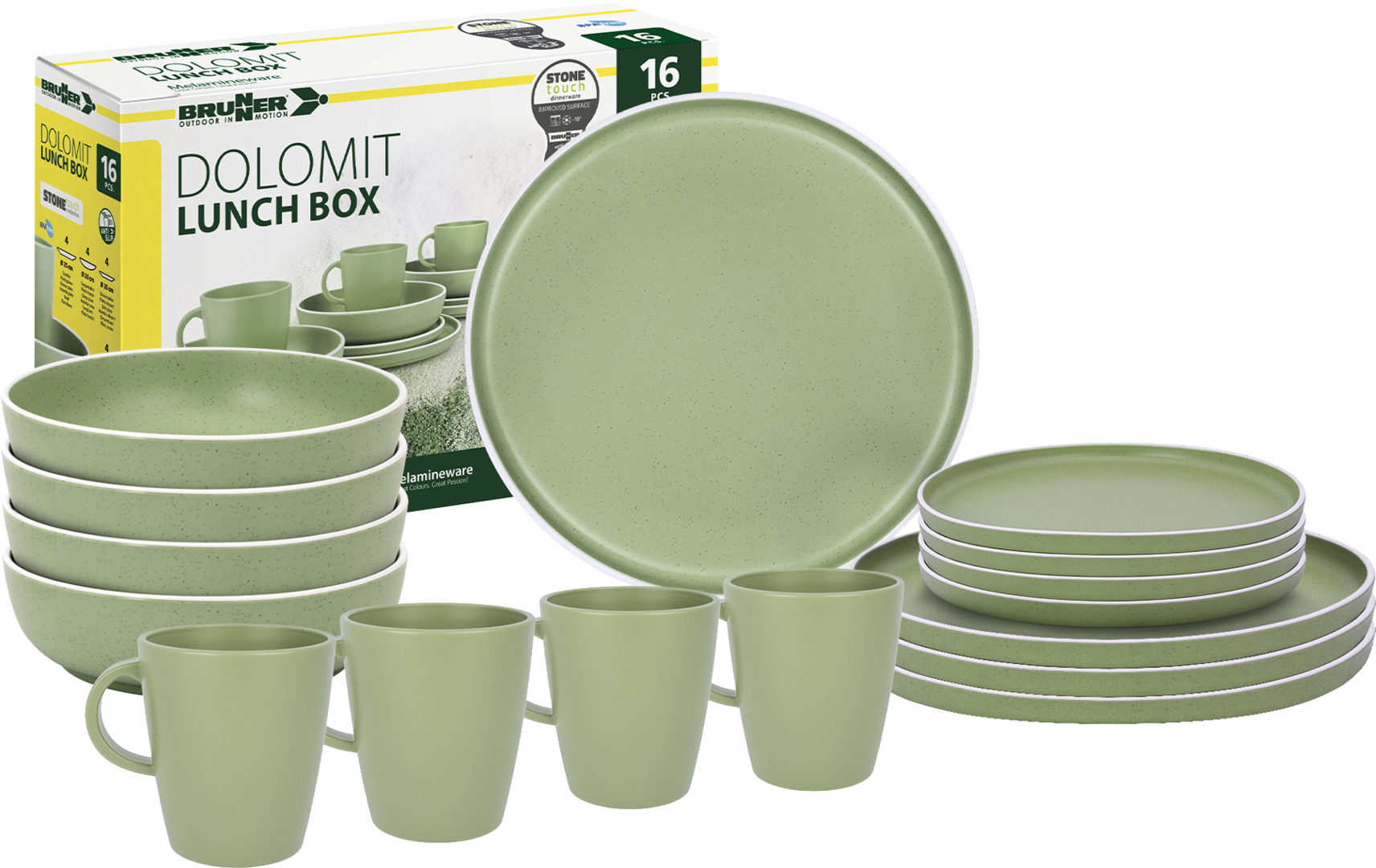 Brunner Lunch Box DOLOMIT GREEN