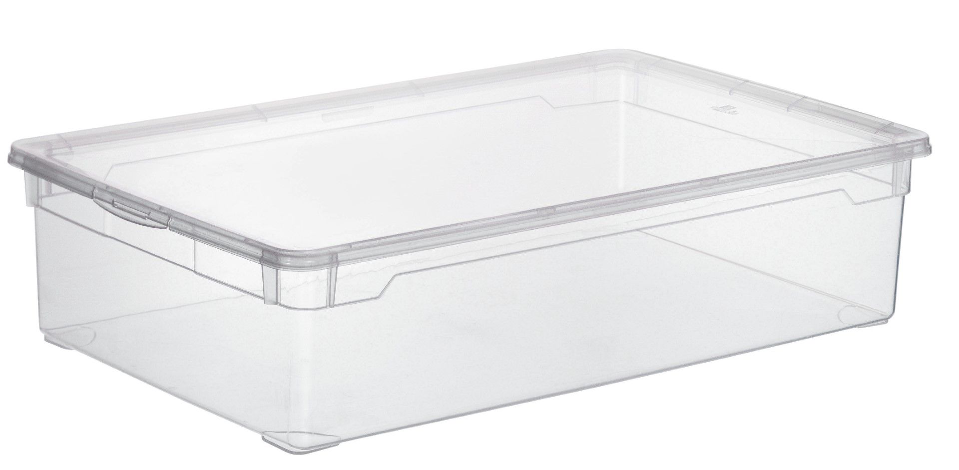 Rotho Clearbox Blanket ohne Rollen 30 l CLEAR