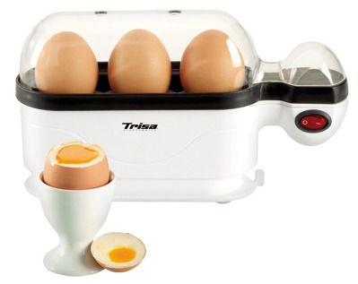TRISA Eierkocher f. 3 Eier antihaftbesch. weiß
