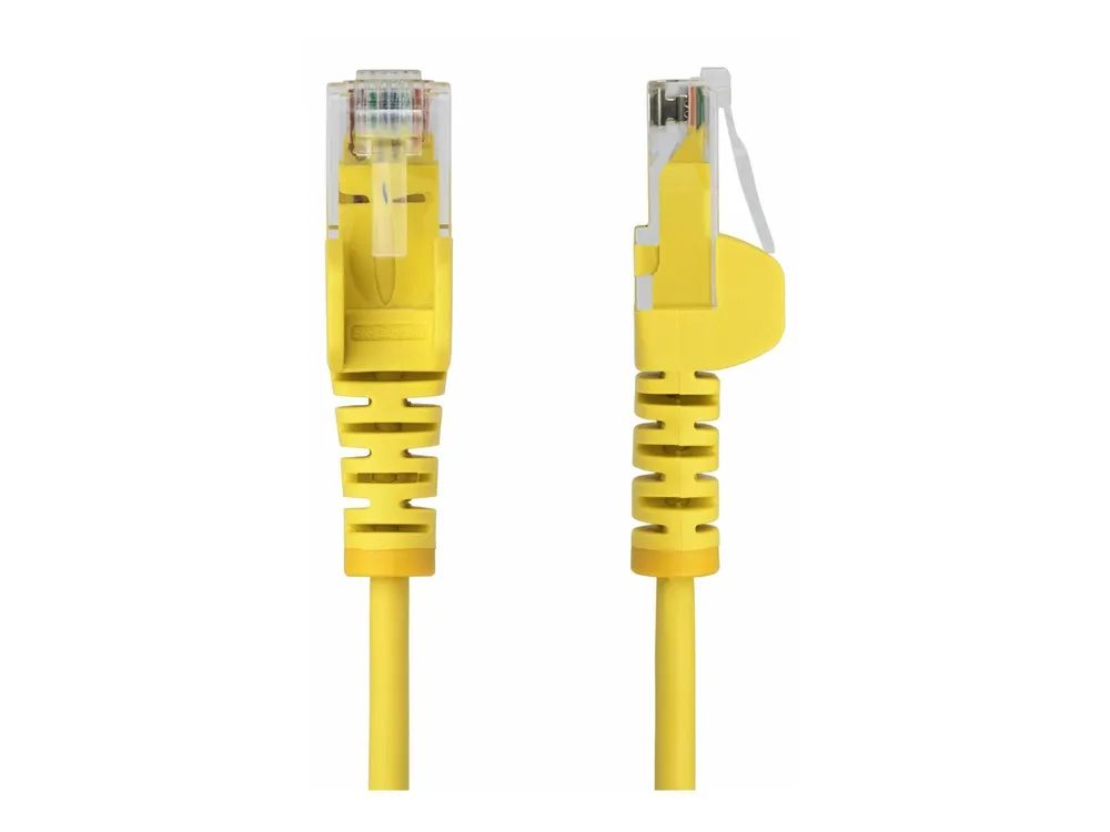 StarTech.com 2.5m Yellow Slim CAT6 Ethernet Cable, Snagless, 28AWG, LSZH - Patch-Kabel - RJ-45 (M)