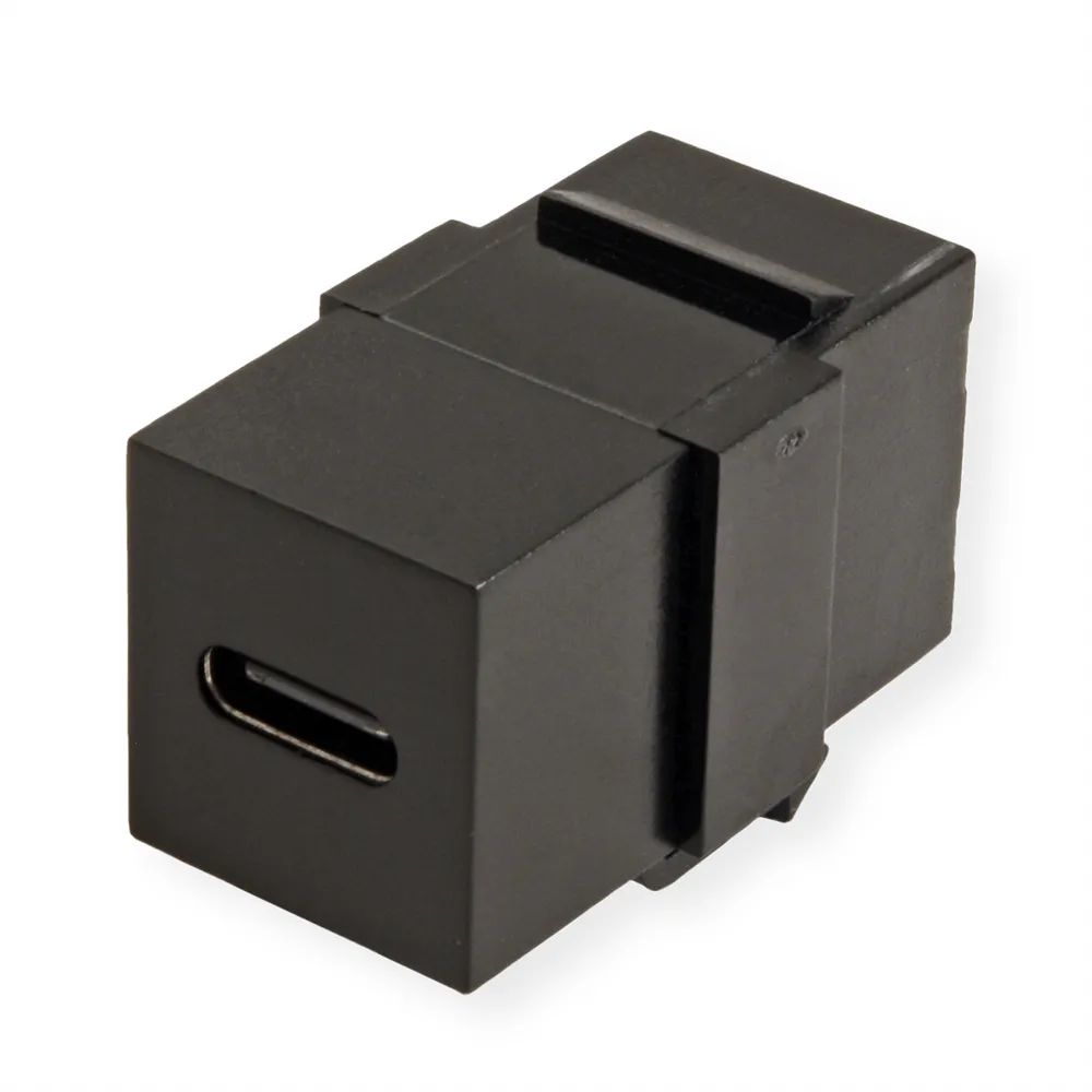 VALUE USB Typ C Keystone Modul, schwarz