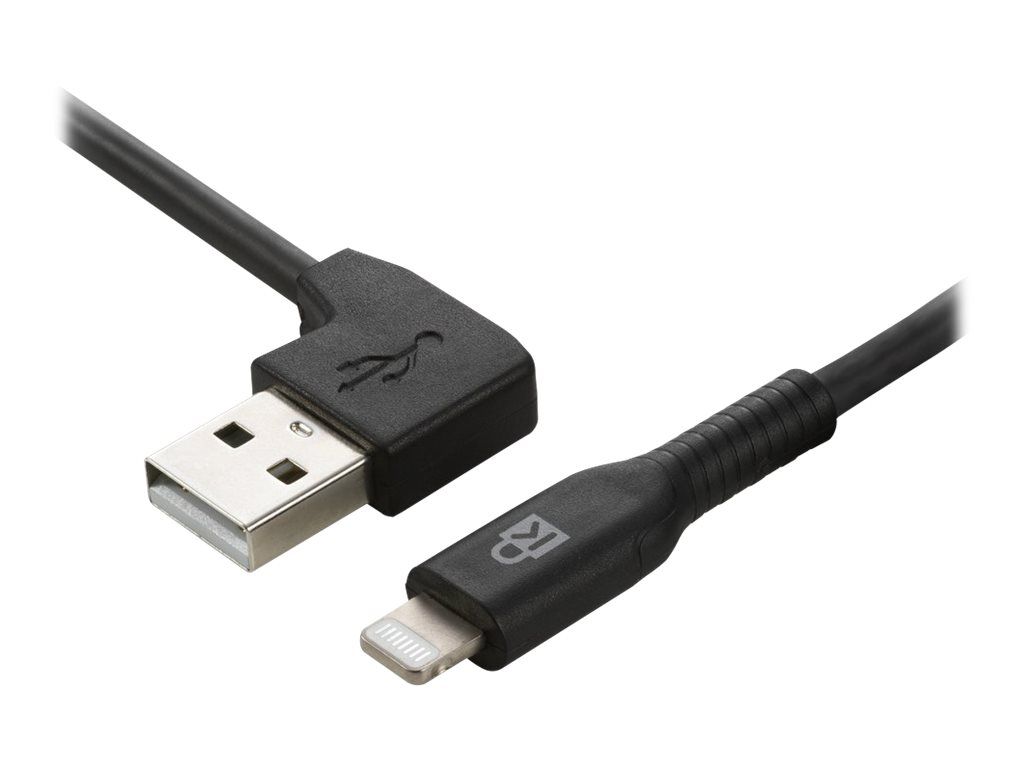 Kensington Charge & Sync Cable - Lightning-Kabel - USB männlich zu Lightning männlich - 20 cm - Schwarz (Packung mit 5)