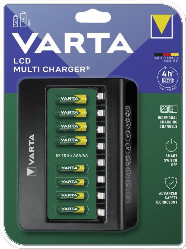 Varta Tisch-Ladegerät LCD Multi Charger+