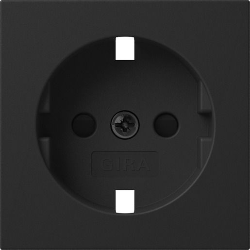Gira ABD.SCHUKO-STECKD.SH SCHWARZ M / GIRA 4921005 SYSTEM 55 4921005