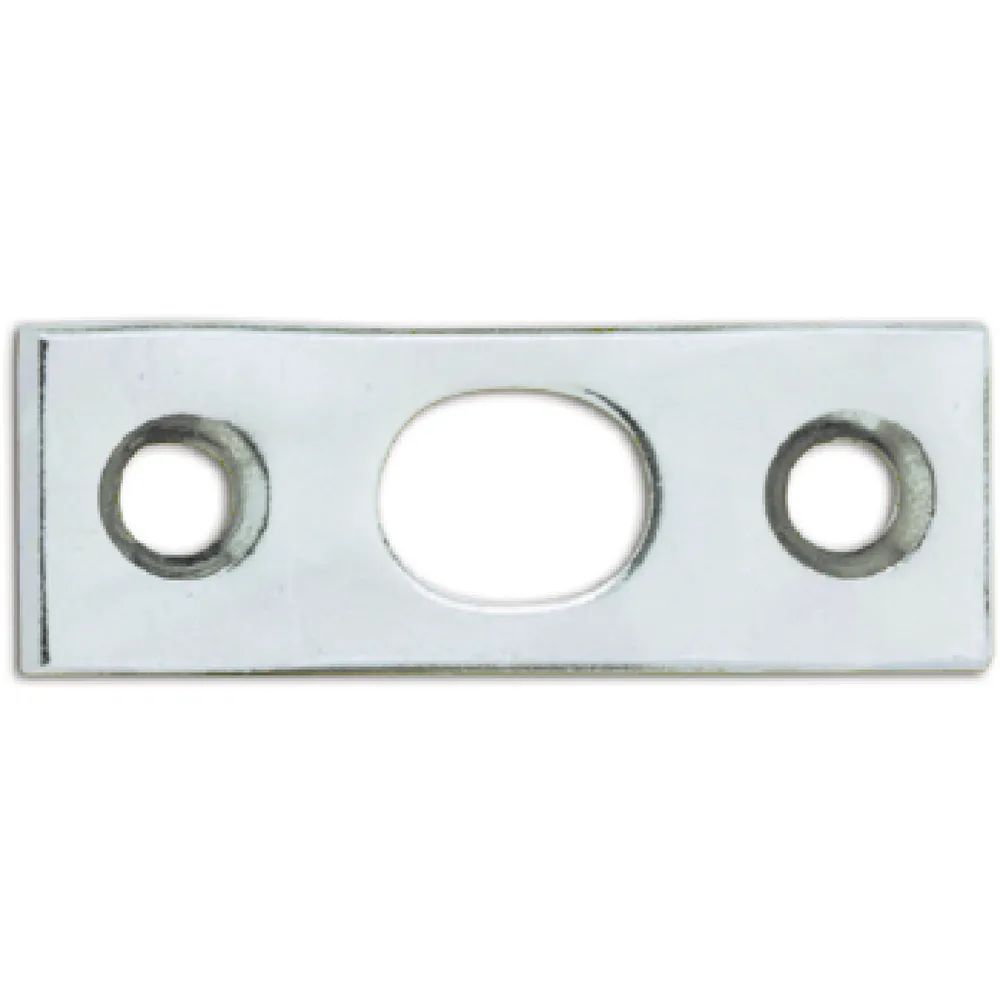 Strenger Türkantriegel-Schließblech, 40 x 15 x 2 mm, verzinkt