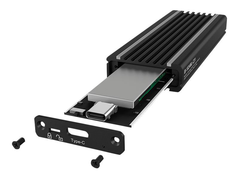 ICY BOX IB-1824ML-C31 - Speichergehäuse - M.2 - M.2 NVMe Card - USB 3.2 (Gen 2)