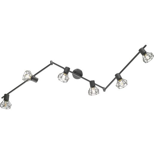 Honsel DECKEN/WANDLEUCHTE 6XE14 40W / HONSEL RAN DRAHT GR. 24H415 22267